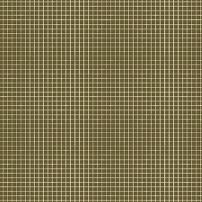Minimalist Garden - Matching Green grid pattern S