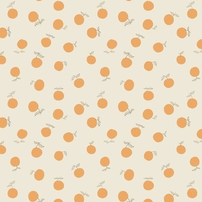 Minimalist Garden - Oranges M