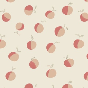 Minimalist Garden - Peaches 2 tones L