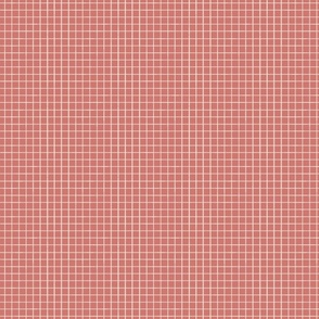 Minimalist Garden - Matching Sherbet grid pattern S