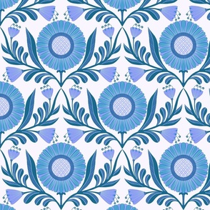 Wallflowers Pattern Blue (small)