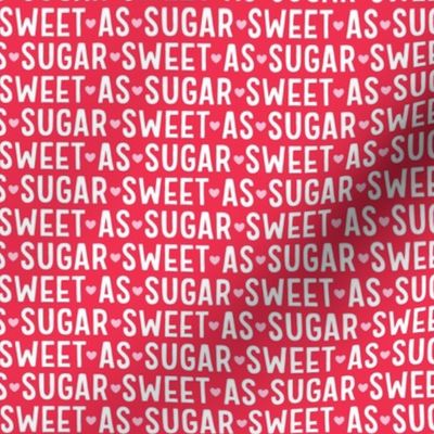 sweet as sugar on red - valentines day collection