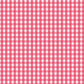 tiny gingham red - valentines day collection