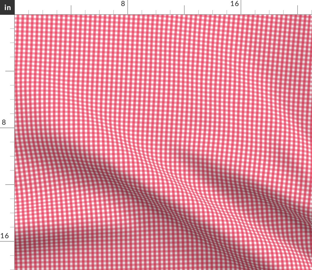 tiny gingham red - valentines day collection