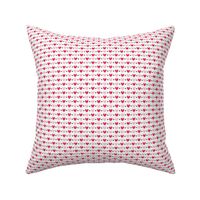 hearts and dots pastel pink and red - valentines day collection