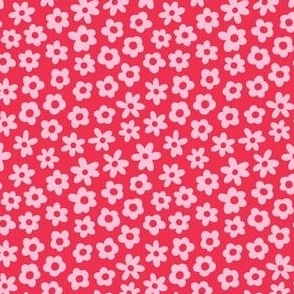 flower blossoms pastel pink and red - valentines day collection