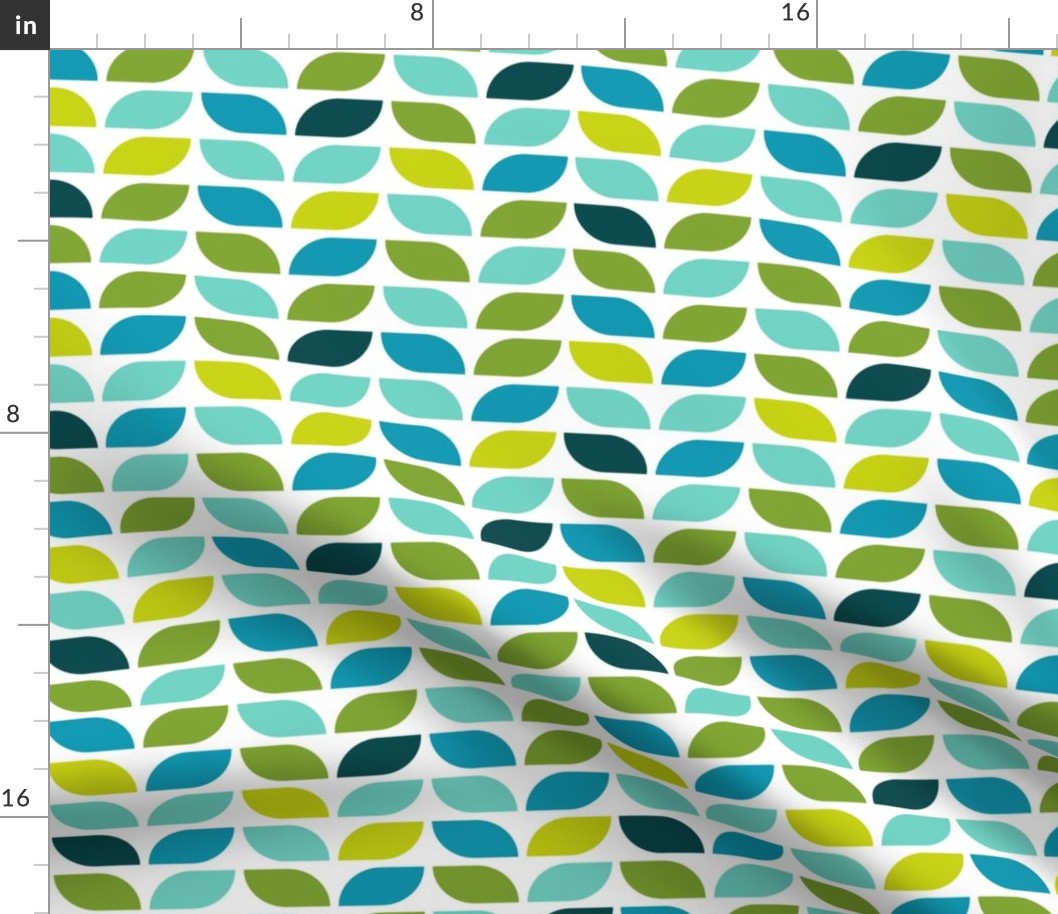 Geometric Pattern: Leaf: Spring (standard version)