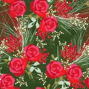 Christmas Traditional Floral
