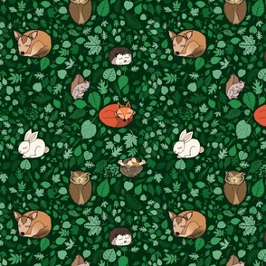 Sleepy Woodland Friends 