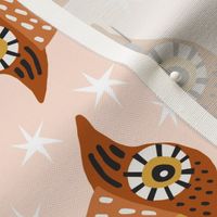 Owl Toss | Pastel Peachy Pink