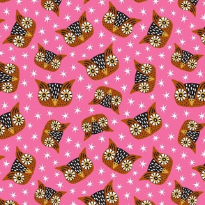 Owl Toss | Sm Hot Pink