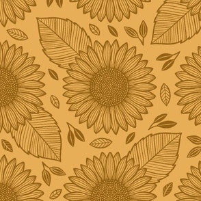 Sunflower Lino Mustard