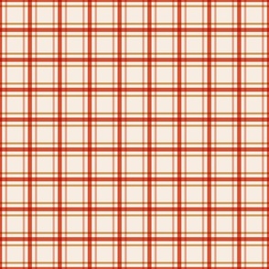 medium red plaid - all decked out