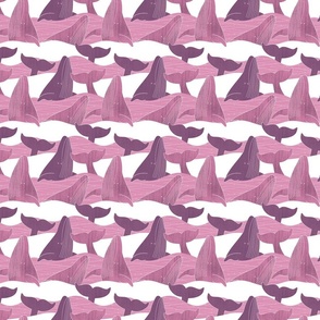 whalesinwaves half size pink