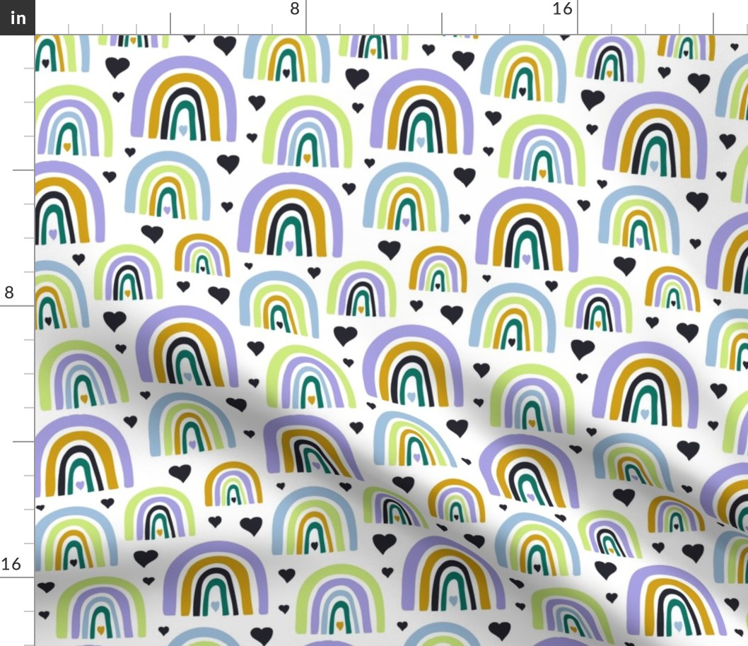 Lovely Rainbows White Petal Signature Pastel Comforts Regular Scale