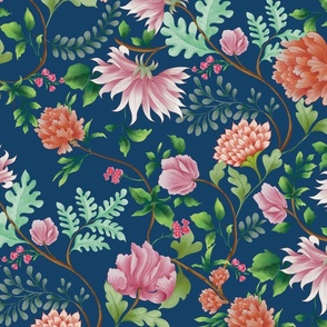 Floral Finesse:  A William Morris-inspired Pattern Design