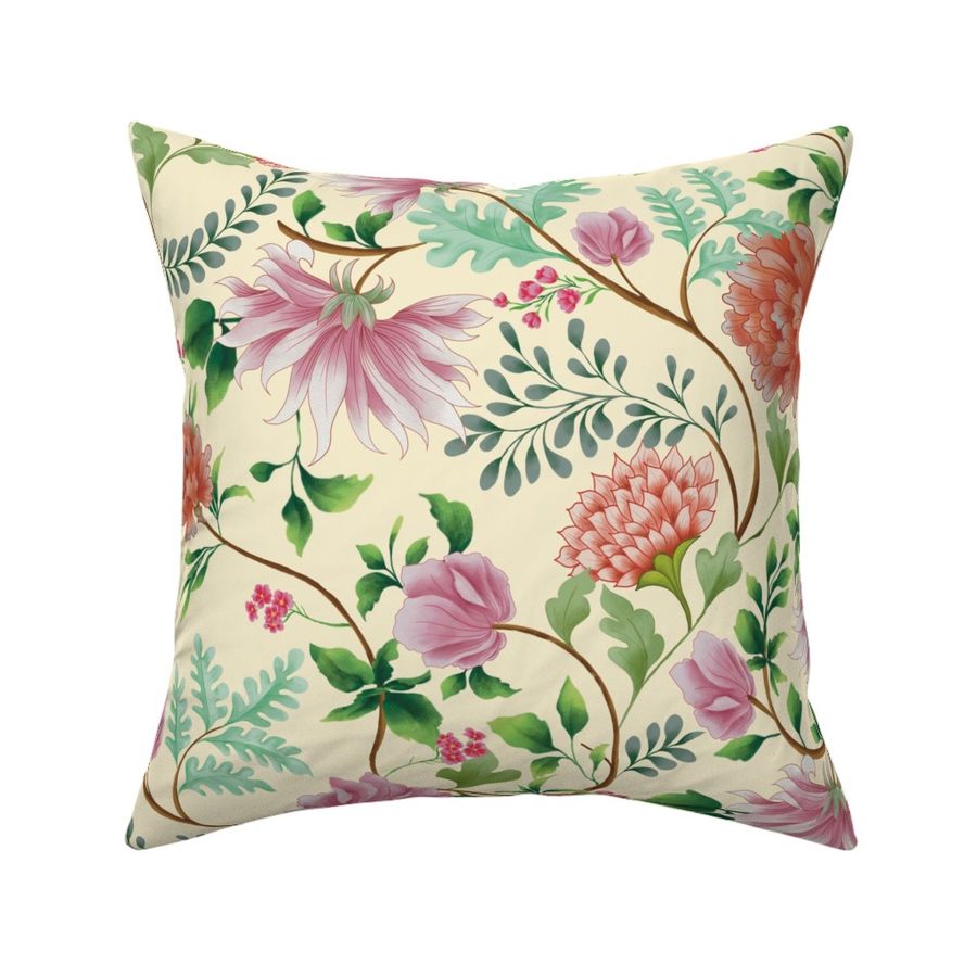 Elegant Vintage Floral Finesse. A William Morris-inspired Pattern Design