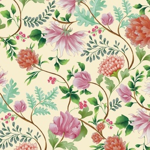 Floral Finesse:  A William Morris-inspired Pattern Design