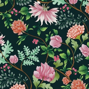 Floral Finesse:  A William Morris-inspired Pattern Design 