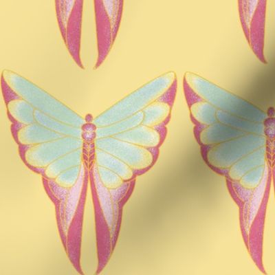Geometric Moth Yellow 2