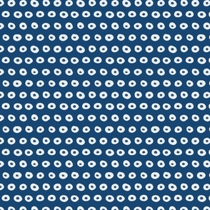 Dots with dots dark cerulean blue by mariarein S 10