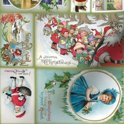 Vintage Christmas Cards ~ multidirectional