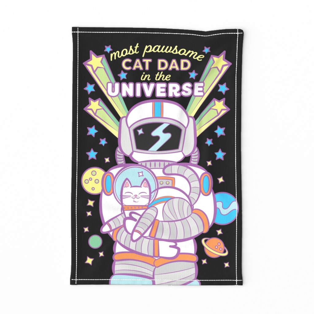 Most Pawsome Cat Dad in the Universe! Wall Hanging