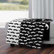 mustache ikat pillow cases