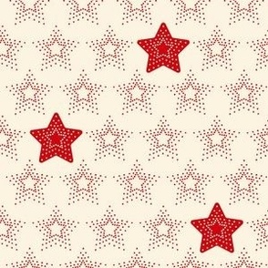Christmas Stars - Ivory