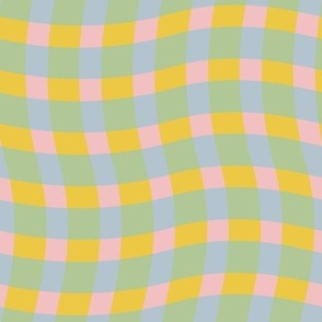 Pastel Plaid Yellow