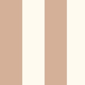 Sand and cream - Perfect Stripe - vertical - large