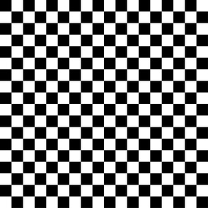 small black and white checkerboard