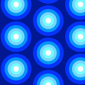 blue circles