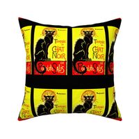 Bright Le Chat Noir Cat DIY Pillow Project