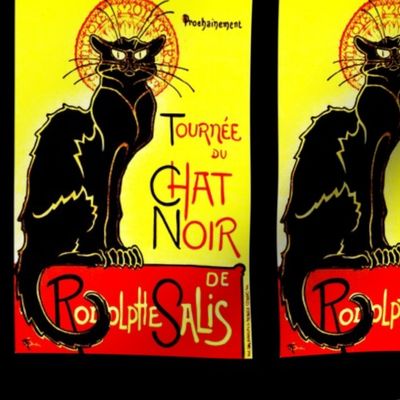 Bright Le Chat Noir Cat DIY Pillow Project