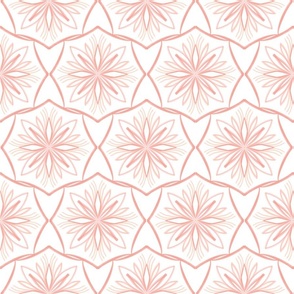 1920 Abstract Stars - White and Pink