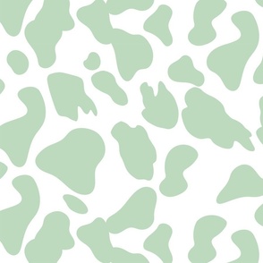 Aesthetic Green Color Cow Patten Background Stock Illustration   Illustration of design pattern 219918185