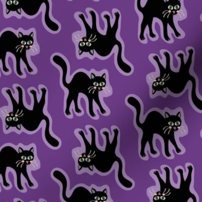 F22 162+06'1'1 M - spooky cats - purple