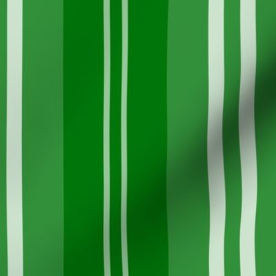 Christmas Green Shaded Pin Stripe