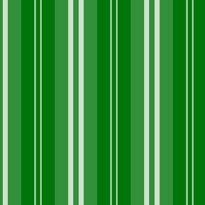 Christmas Green Shaded Pin Stripe