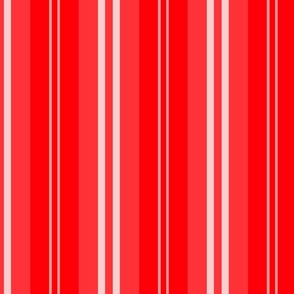Christmas Red Shaded Pin Stripe