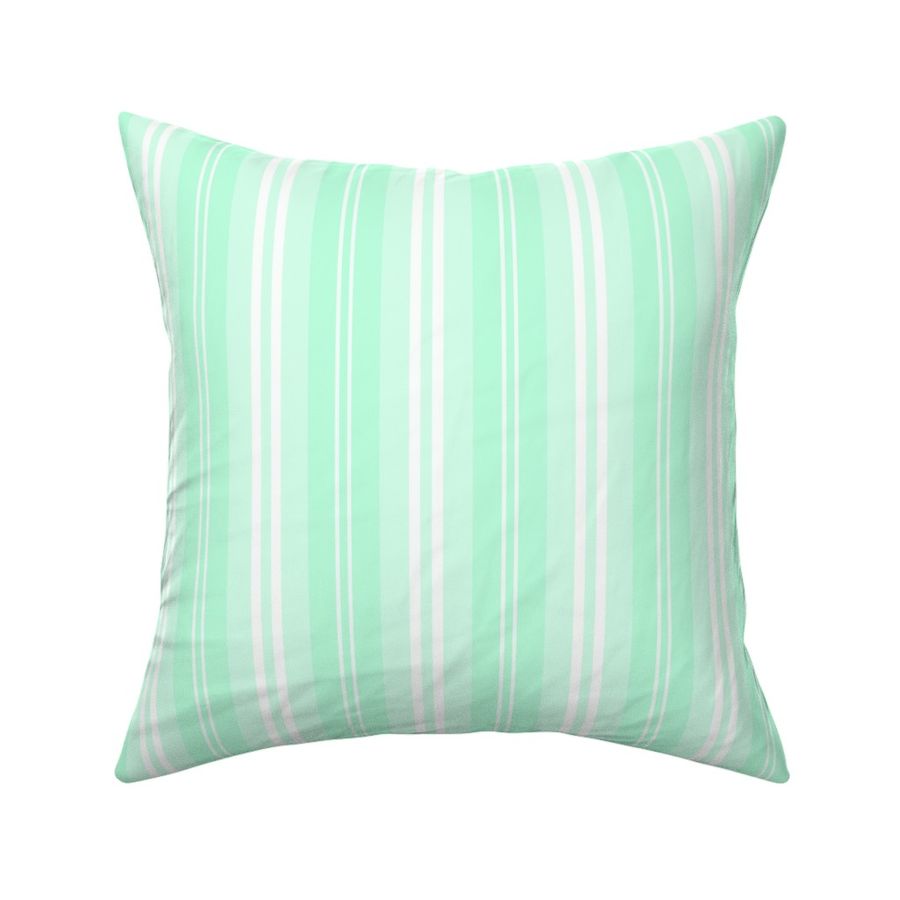 Mint Green Shaded Pin Stripe