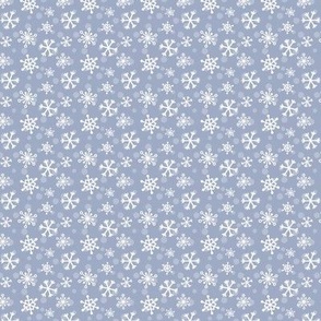 Snowflakes And Snowballs On Gray Small