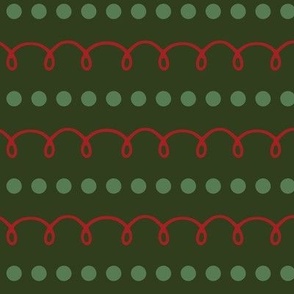 Forest Green Christmas Ribbon