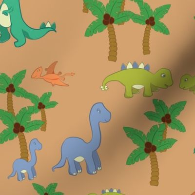 Dinosaurs in the Wild Medium Scale