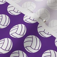 volleyball - purple background