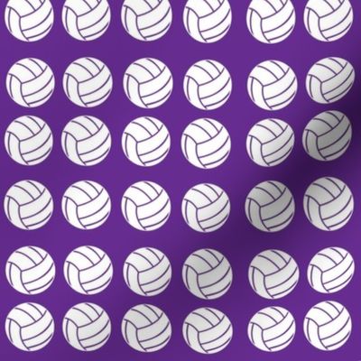 volleyball - purple background