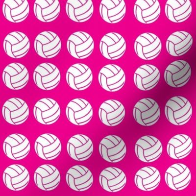 volleyball - pink background