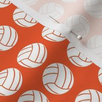 volleyball - orange background