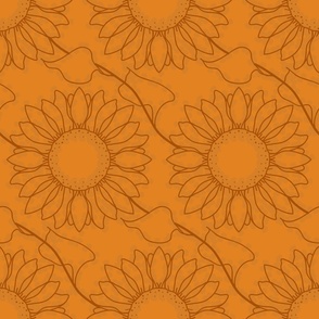 Sunflower pattern 1e